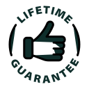 Gold price tag icon representing warranty on cushion work