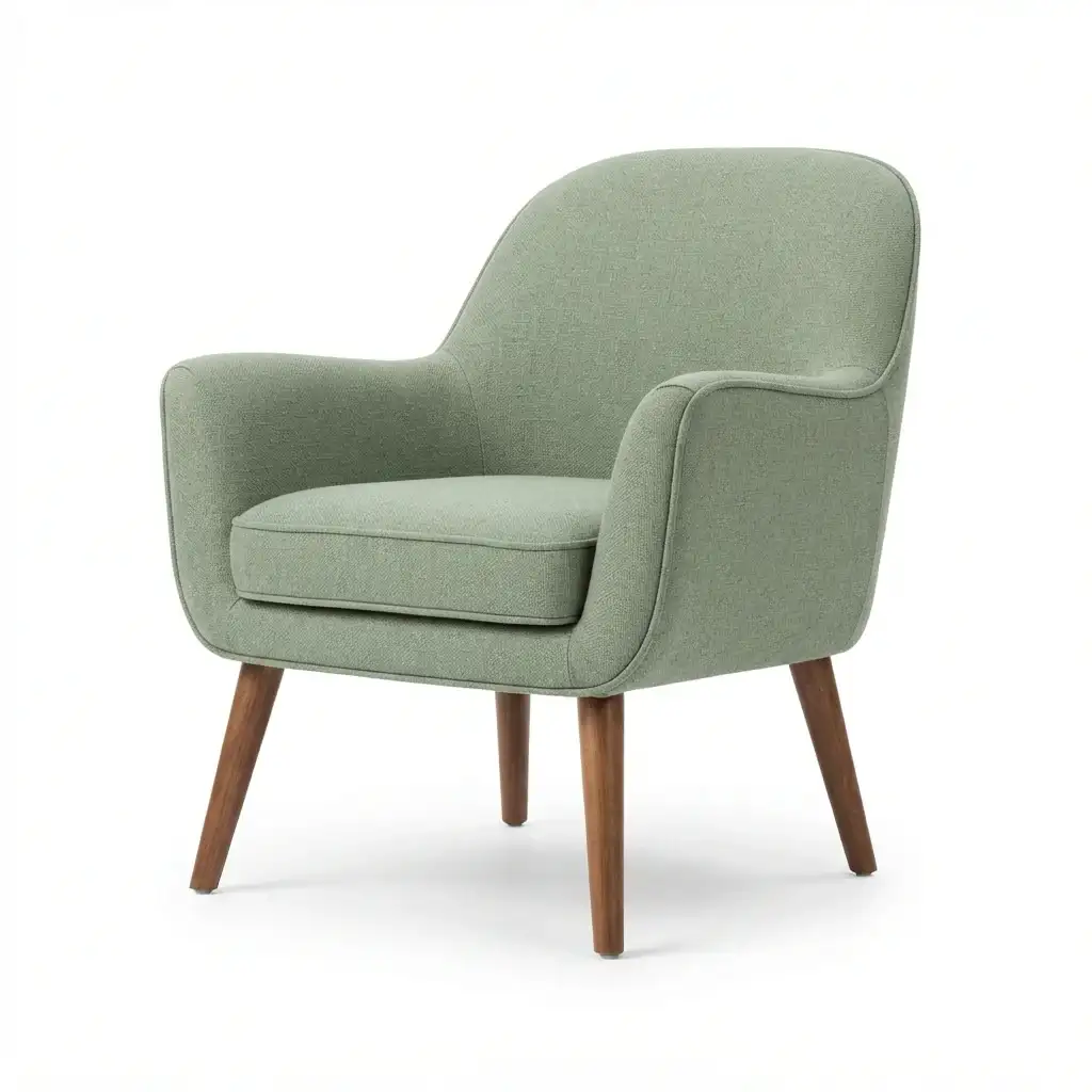 Restored chair after upholstery