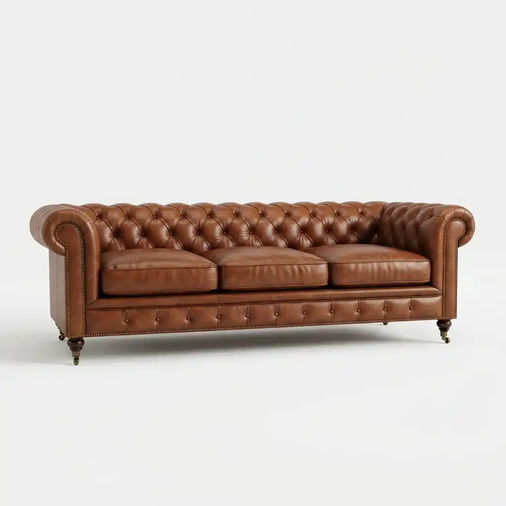 Restored leather seating after upholstery