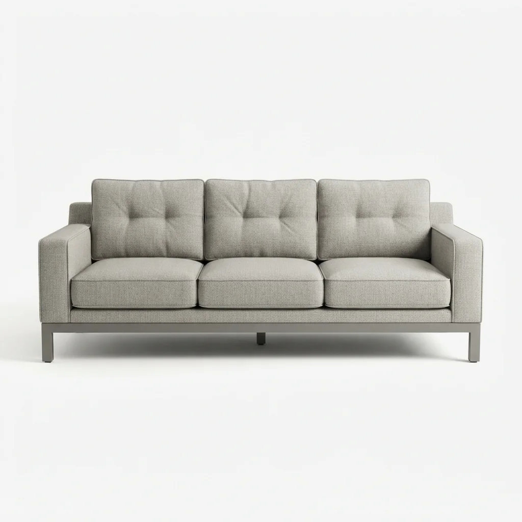 Light grey Sunbrella outdoor sofa upholstery Dubai